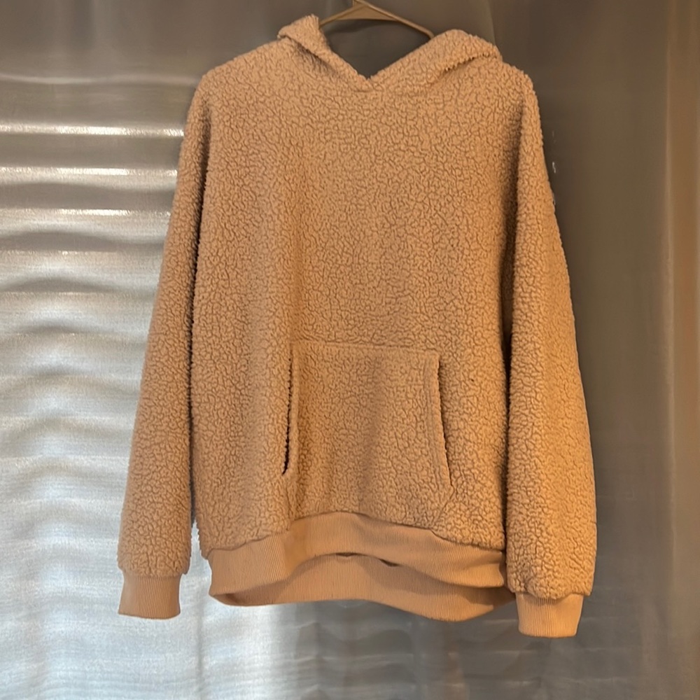 Fuzzy sweat shirt